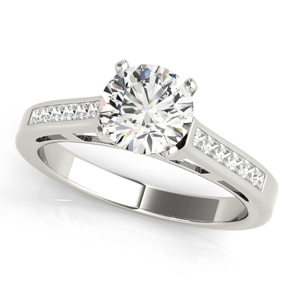 Channel-Set Diamond Engagement Ring (1/5 ct. tw.)