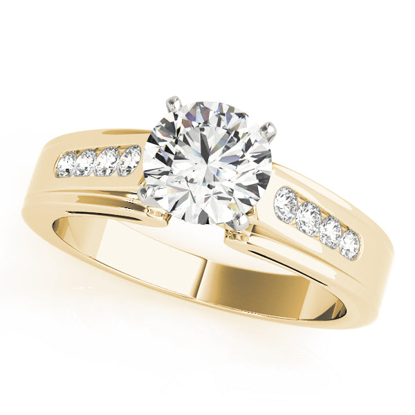 Channel-Set Diamond Engagement Ring (1/4 ct. tw.)