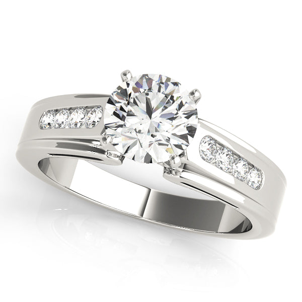 Channel-Set Diamond Engagement Ring (1/4 ct. tw.)