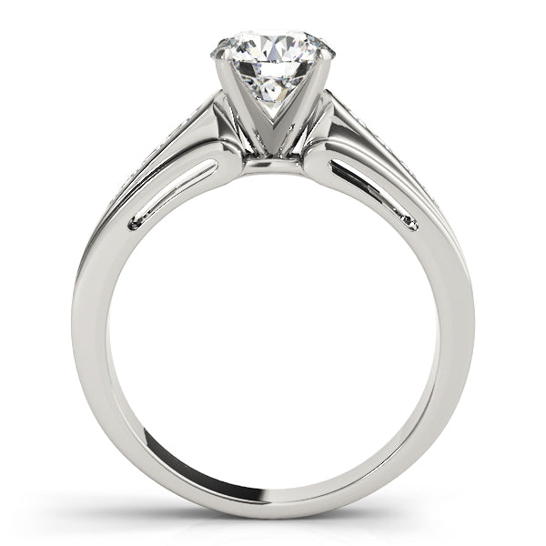 Channel-Set Diamond Engagement Ring (1/4 ct. tw.)