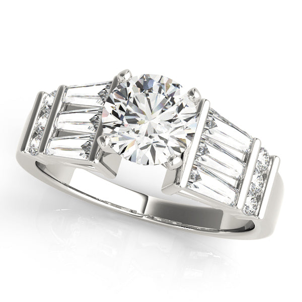 Channel-Set Baguette Diamond Engagement Ring (1 ct. tw.)