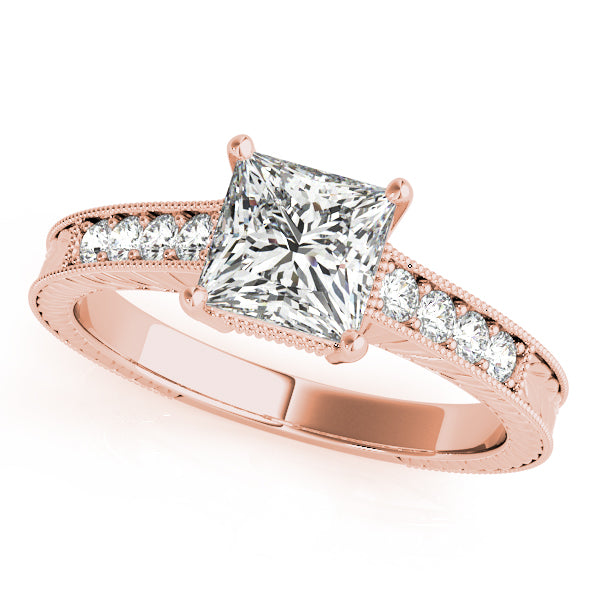 Channel-Set Diamond Engagement Ring (1/10 ct. tw.)
