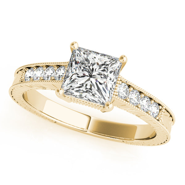 Channel-Set Diamond Engagement Ring (1/10 ct. tw.)