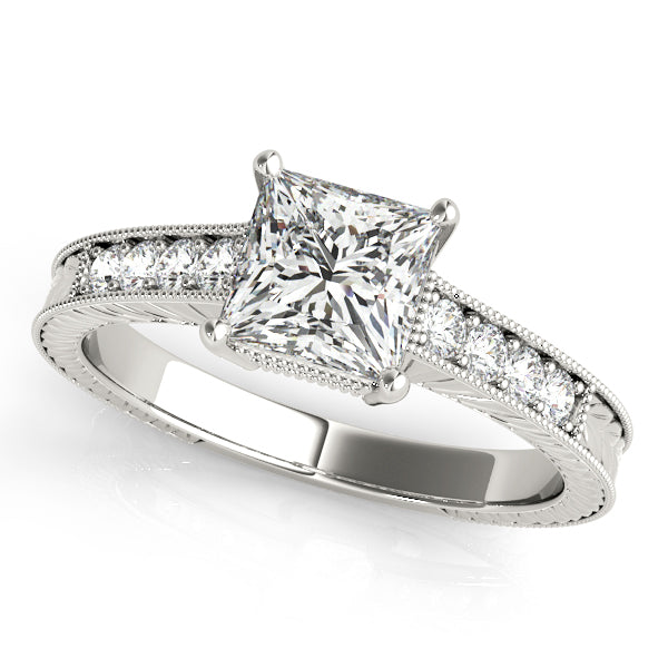 Channel-Set Diamond Engagement Ring (1/10 ct. tw.)