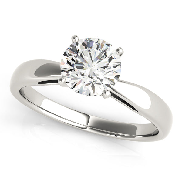 Classic Four-Prong Solitaire Engagement Ring