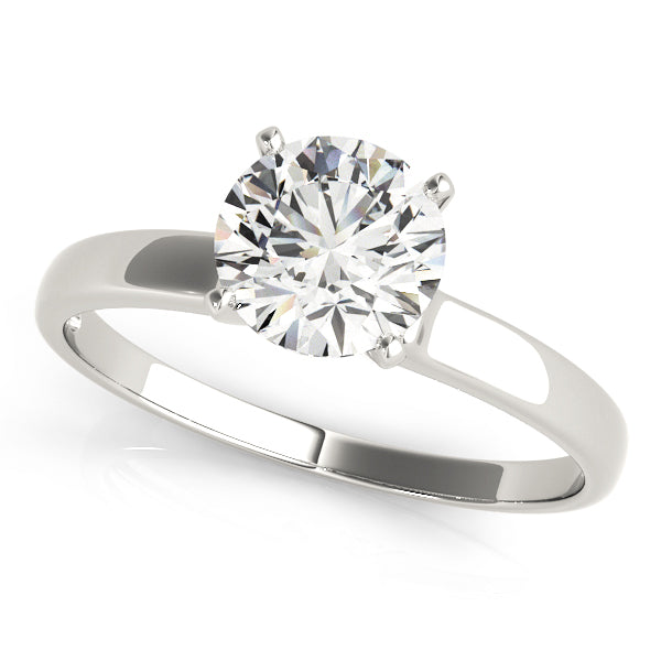 Classic Four-Prong Solitaire Engagement Ring