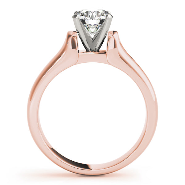 Classic Four-Prong Solitaire Diamond Engagement Ring