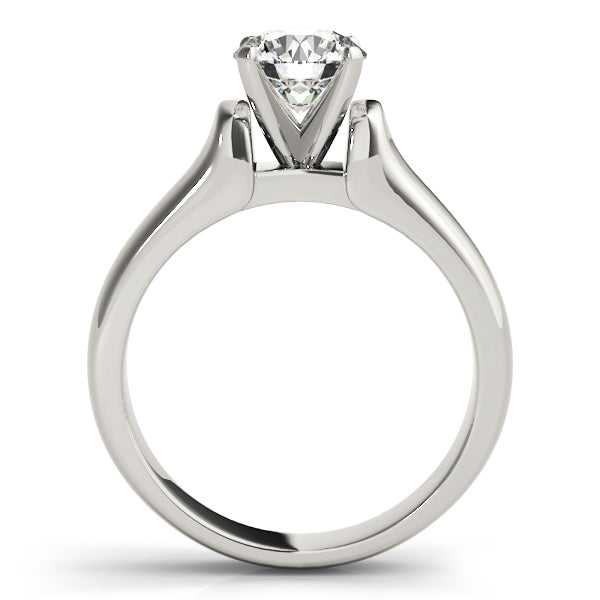 Classic Four-Prong Solitaire Diamond Engagement Ring
