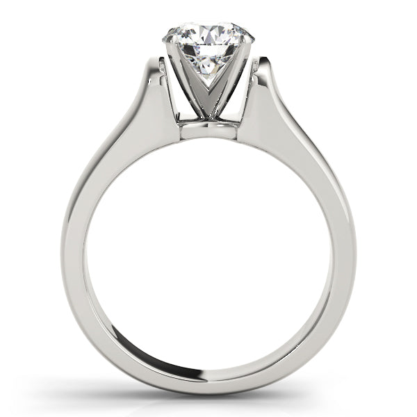 Classic Four-Prong Solitaire Diamond Engagement Ring