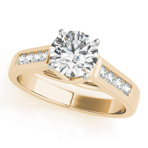 Channel-Set Diamond Engagement Ring (1/5 ct. tw.)