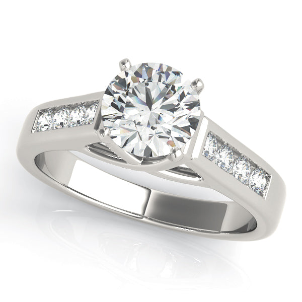Channel-Set Diamond Engagement Ring (1/5 ct. tw.)
