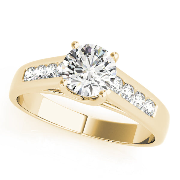 Channel-Set Diamond Engagement Ring (3/8 ct. tw.)