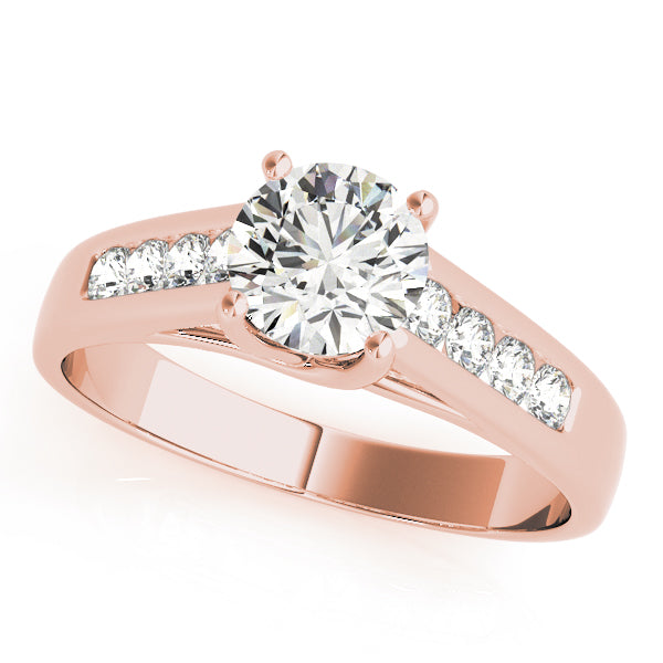 Channel-Set Diamond Engagement Ring (3/8 ct. tw.)