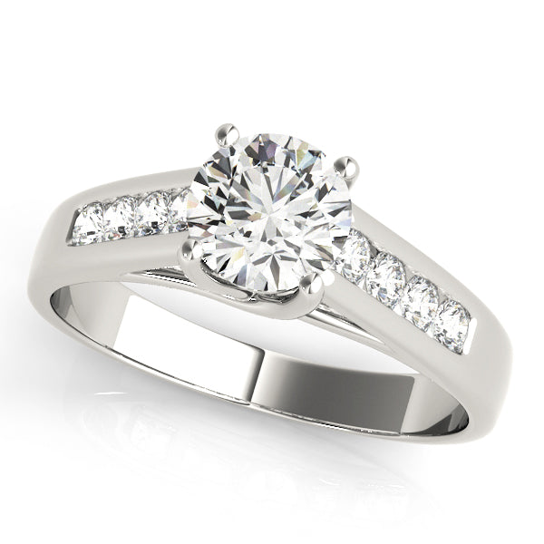 Channel-Set Diamond Engagement Ring (1/5 ct. tw.)