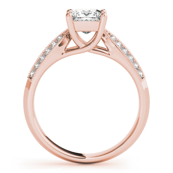 Classic Double Row Channel-Set Diamond Engagement Ring (1/5 ct. tw.)