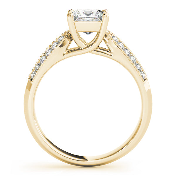Classic Double Row Channel-Set Diamond Engagement Ring (3/8 ct. tw.)