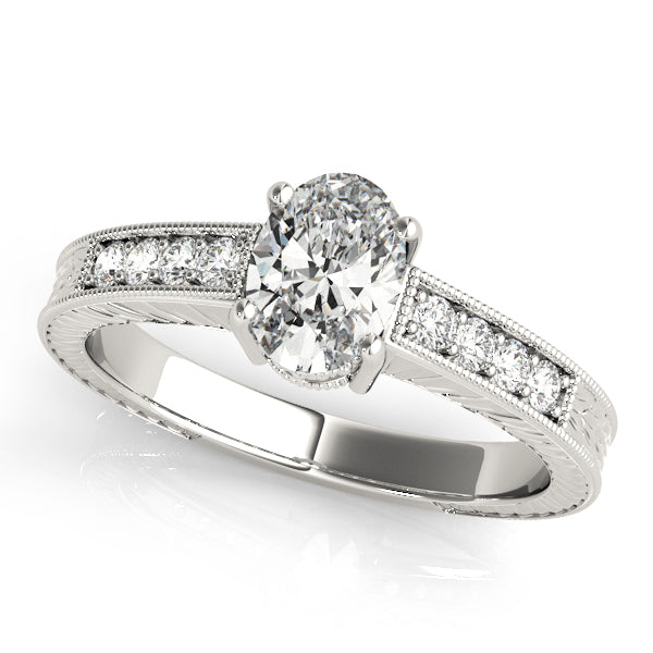 Channel-Set Diamond Engagement Ring (1/5 ct. tw.)