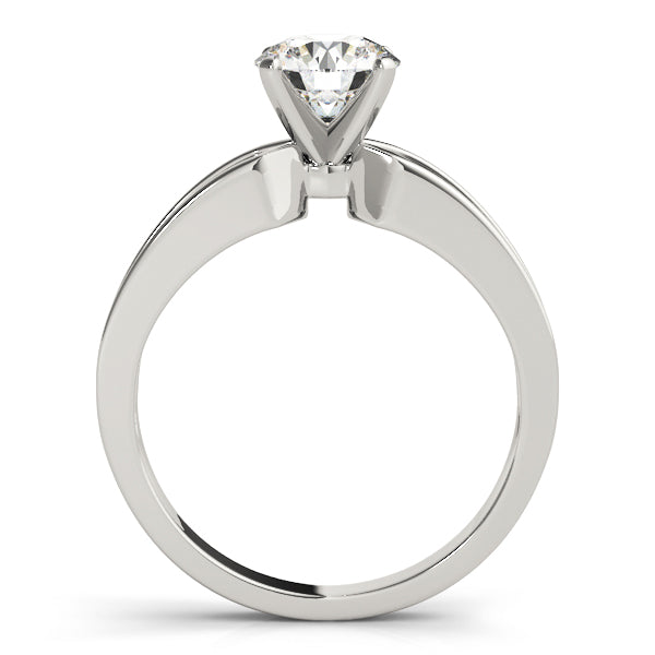 Classic Four-Prong Solitaire Diamond Engagement Ring