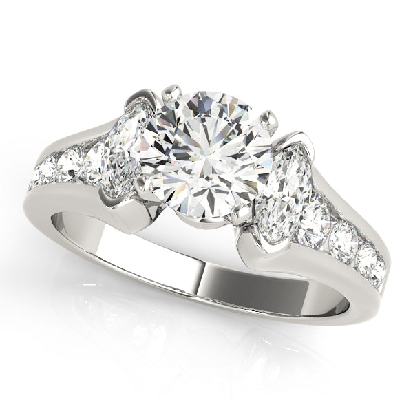Graduated Three-Stone Diamond Engagement Ring (7/8 ct. tw.)