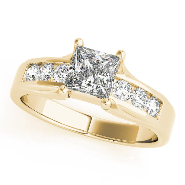 Channel-Set Diamond Engagement Ring (3/8 ct. tw.)