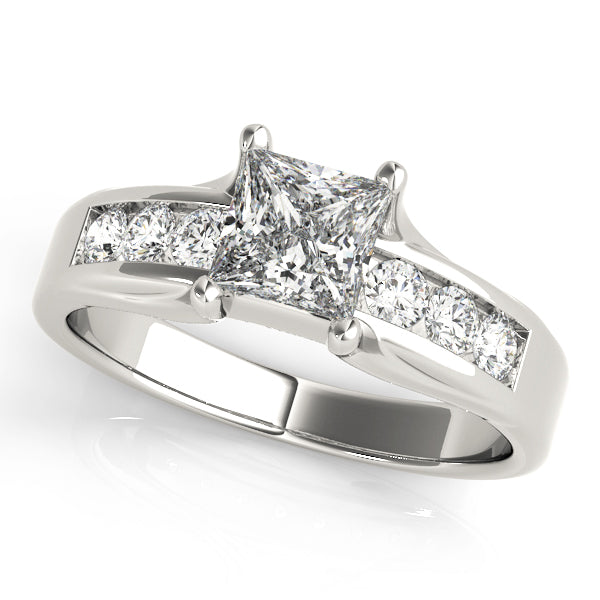 Channel-Set Diamond Engagement Ring (3/8 ct. tw.)