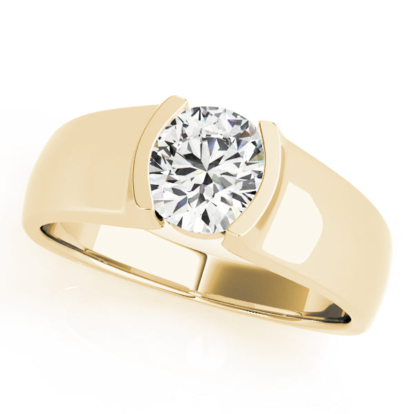 Modern Bezel Engagement Ring