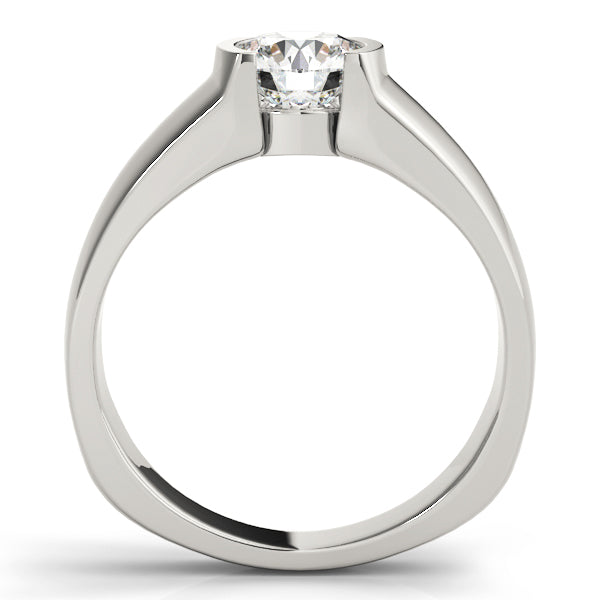 Modern Bezel Engagement Ring