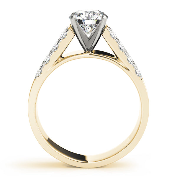 Double Row Prong-Set Diamond Engagement Ring (1/2 ct. tw.)