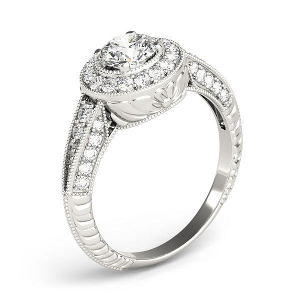 Halo Pavé Diamond Engagement Ring (1 7/8 ct. tw.)