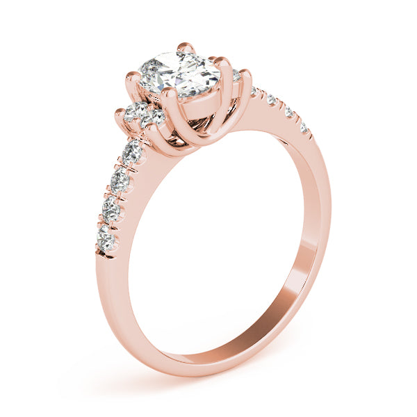 Classic Twin Side Diamond Engagement Ring (1/5 ct. tw.)