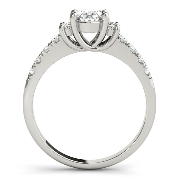 Classic Twin Side Diamond Engagement Ring (1/5 ct. tw.)