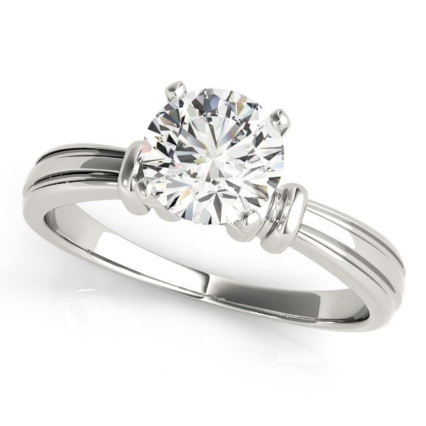 Classic Four-Prong Solitaire Engagement Ring