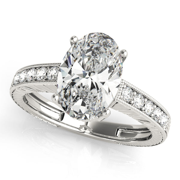 Classic Channel-Set Diamond Engagement Ring (1/10 ct. tw.)