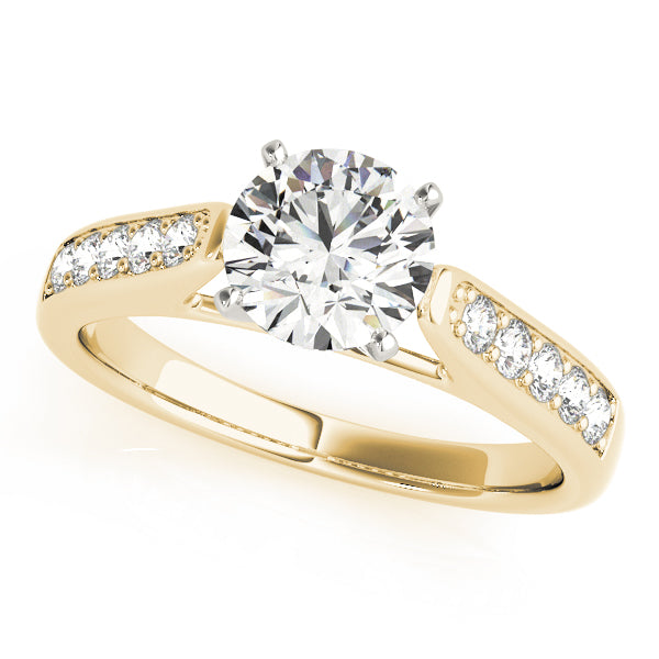 Channel-Set Diamond Engagement Ring (1/4 ct. tw.)