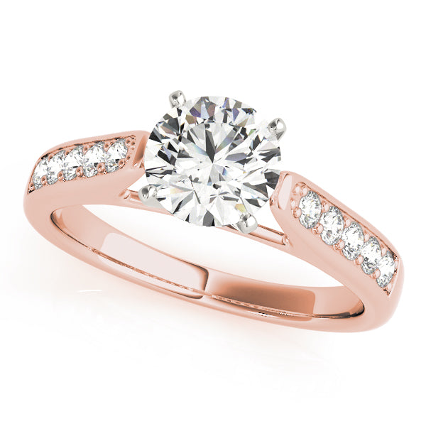 Channel-Set Diamond Engagement Ring (1/4 ct. tw.)