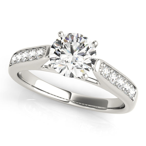 Channel-Set Diamond Engagement Ring (1/4 ct. tw.)