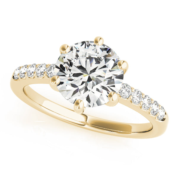 Petite Pavé Diamond Engagement Ring (1/4 ct. tw.)