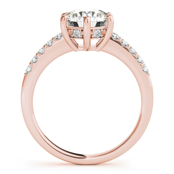 Petite Pavé Diamond Engagement Ring (1/6 ct. tw.)