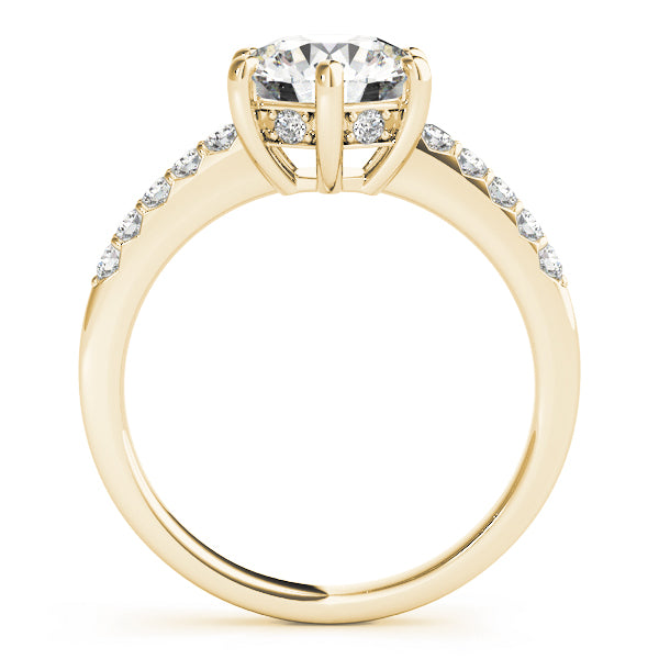 Petite Pavé Diamond Engagement Ring (1/4 ct. tw.)