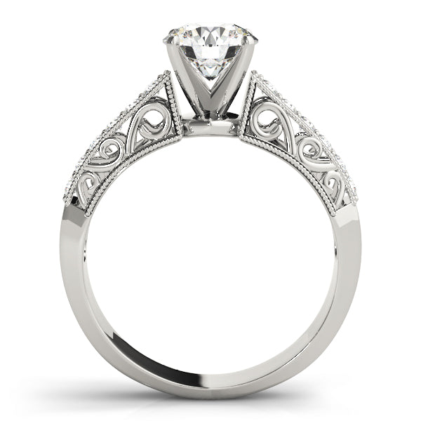Vintage Filigree Diamond Engagement Ring (1/8 ct. tw.)