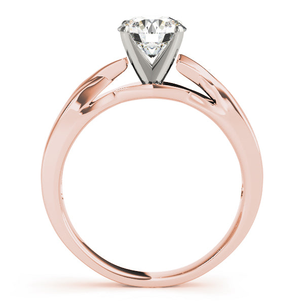 Twist Diamond Engagement Ring