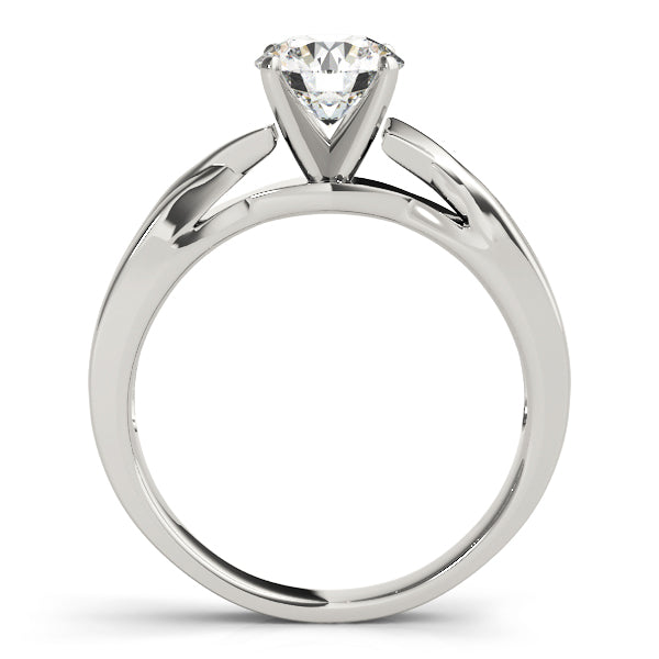 Twist Diamond Engagement Ring