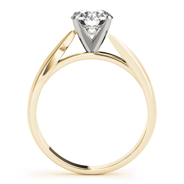 Split Shank Solitaire Engagement Ring