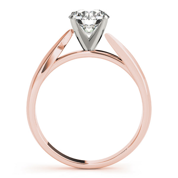 Split Shank Solitaire Engagement Ring