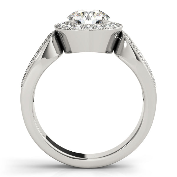 Vintage Halo Diamond Engagement Ring (1/3 ct. tw.)