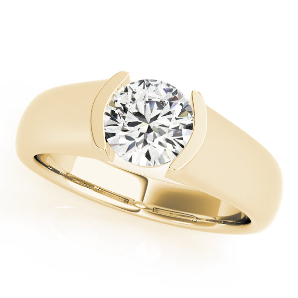 Classic Modern Tension-Style Engagement Ring