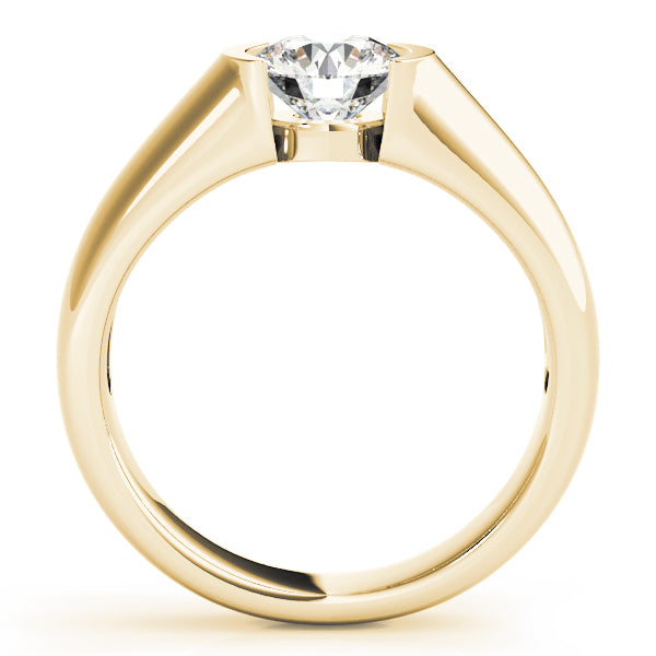 Classic Modern Tension-Style Engagement Ring