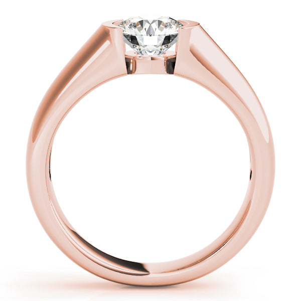 Classic Modern Tension-Style Engagement Ring