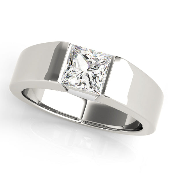Modern Wide Bezel Diamond Engagement Ring (1 1/3 ct. tw.)