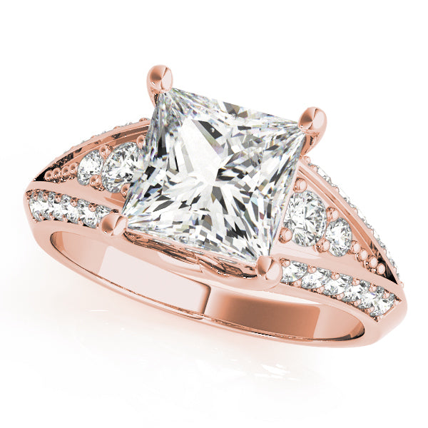 Split Shank Pavé Diamond Engagement Ring (1/3 ct. tw.)